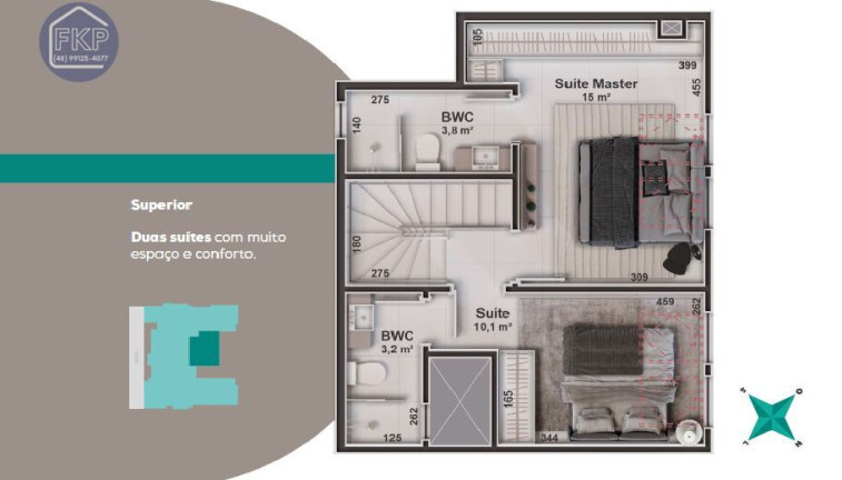 Imagem Apartamento com 2 Quartos à Venda, 92 m² em Cachoeira Do Bom Jesus - Florianópolis