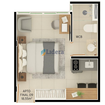 Imagem Flat com 1 Quarto à Venda, 18 m² em Intermares - Cabedelo Imagem Flat com 1 Quarto à Venda, 18 m² em Intermares - Cabedelo