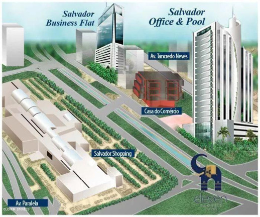 Imagem Sala Comercial à Venda, 205 m² em Caminho Das Arvores - Salvador