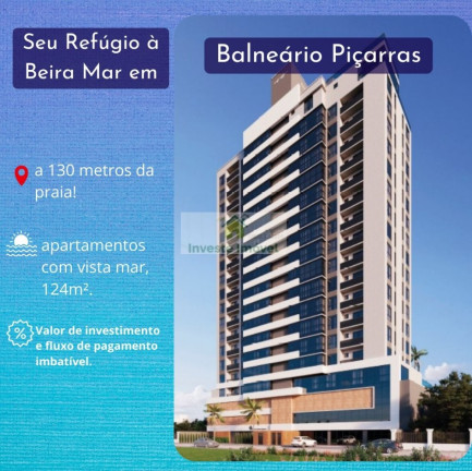 Imagem Apartamento com 3 Quartos à Venda, 124 m² em Centro - Balneário Piçarras Imagem Apartamento com 3 Quartos à Venda, 124 m² em Centro - Balneário Piçarras