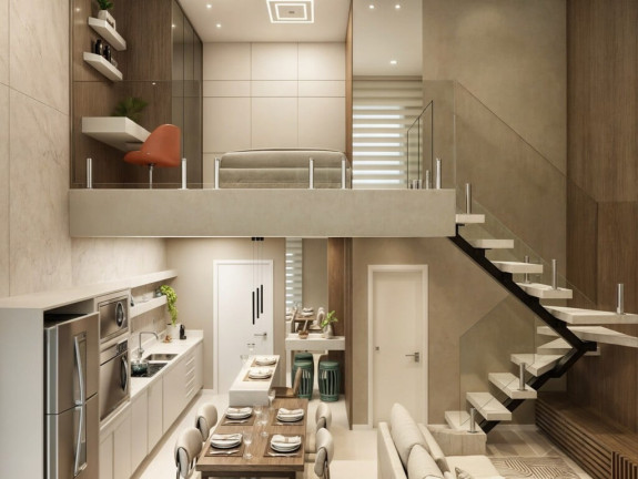 Imagem Imóvel com 1 Quarto à Venda, 19 m² em Mercês - Curitiba