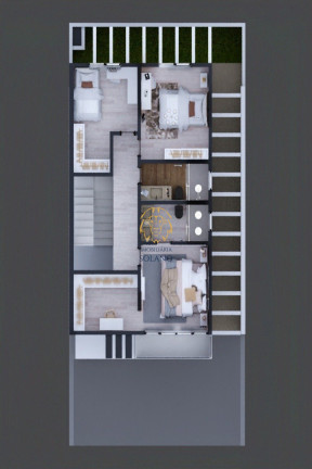 Imagem Casa de Condomínio com 3 Quartos à Venda, 230 m² em Santa Cândida - Curitiba