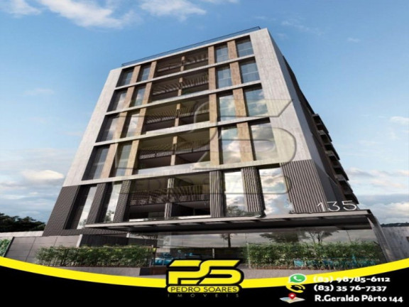 Apartamento com 2 Quartos à Venda, 62 m² em Cabo Branco - João Pessoa