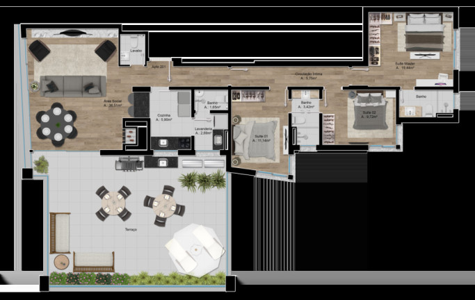 Imagem Apartamento com 3 Quartos à Venda, 124 m² em Rio Branco - Porto Alegre