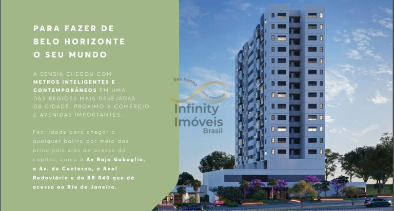 Imagem Apartamento com 2 Quartos à Venda, 59 m² em Serra - Belo Horizonte