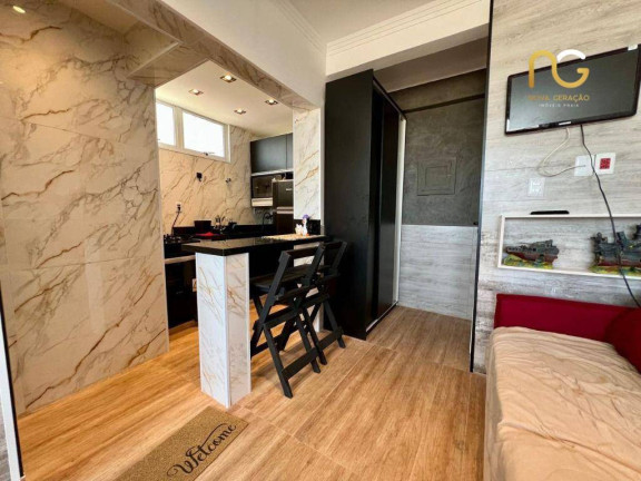Imagem Kitnet com 1 Quarto à Venda, 25 m² em Vila Guilhermina - Praia Grande Imagem Kitnet com 1 Quarto à Venda, 25 m² em Vila Guilhermina - Praia Grande