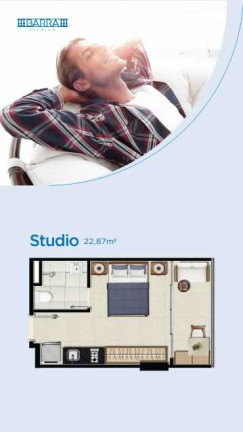 Imagem Kitnet com 1 Quarto à Venda, 24 m² em Barra - Salvador Imagem Kitnet com 1 Quarto à Venda, 24 m² em Barra - Salvador