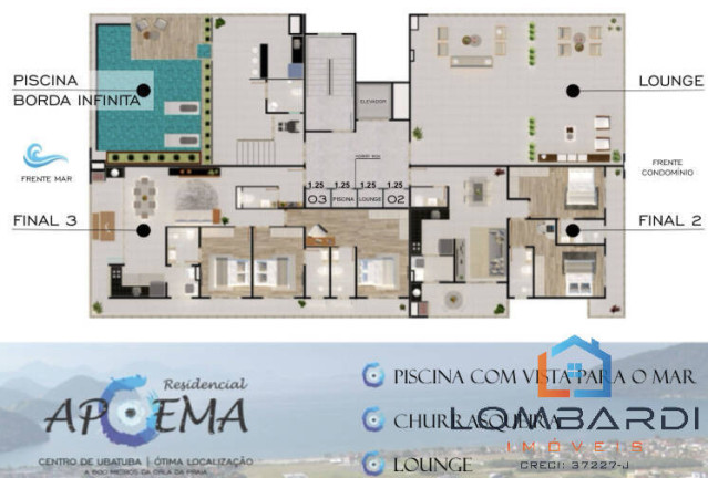 Imagem Apartamento com 2 Quartos à Venda, 86 m² em Centro - Ubatuba Imagem Apartamento com 2 Quartos à Venda, 86 m² em Centro - Ubatuba