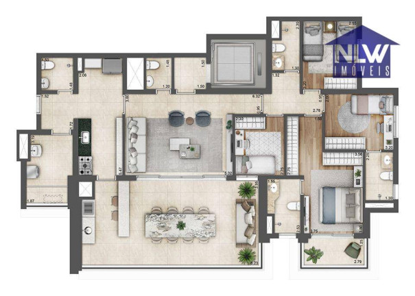 Imagem Apartamento com 4 Quartos à Venda, 159 m² em Butantã - São Paulo Imagem Apartamento com 4 Quartos à Venda, 159 m² em Butantã - São Paulo
