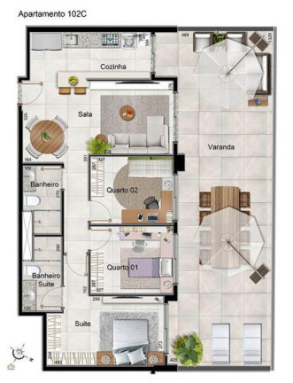 Imagem Apartamento com 3 Quartos à Venda, 100 m² em Samambaia - Brasilia Imagem Apartamento com 3 Quartos à Venda, 100 m² em Samambaia - Brasilia