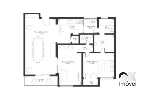 Apartamento com 2 Quartos à Venda, 90 m² em Perdizes - São Paulo