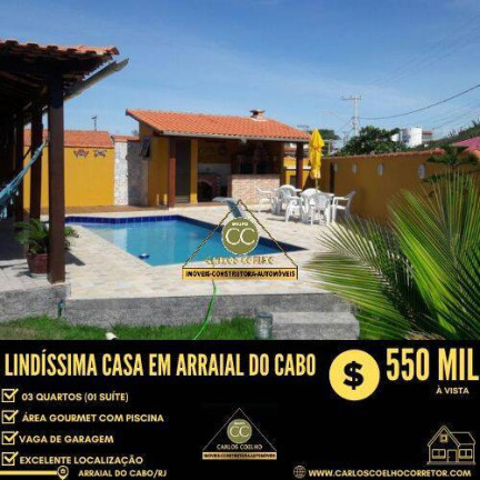 Imagem Casa com 3 Quartos à Venda, em Figueira - Arraial Do Cabo Imagem Casa com 3 Quartos à Venda, em Figueira - Arraial Do Cabo