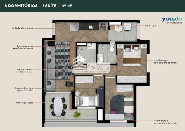 Imagem Apartamento com 3 Quartos à Venda, 69 m² em Saúde - São Paulo Imagem Apartamento com 3 Quartos à Venda, 69 m² em Saúde - São Paulo