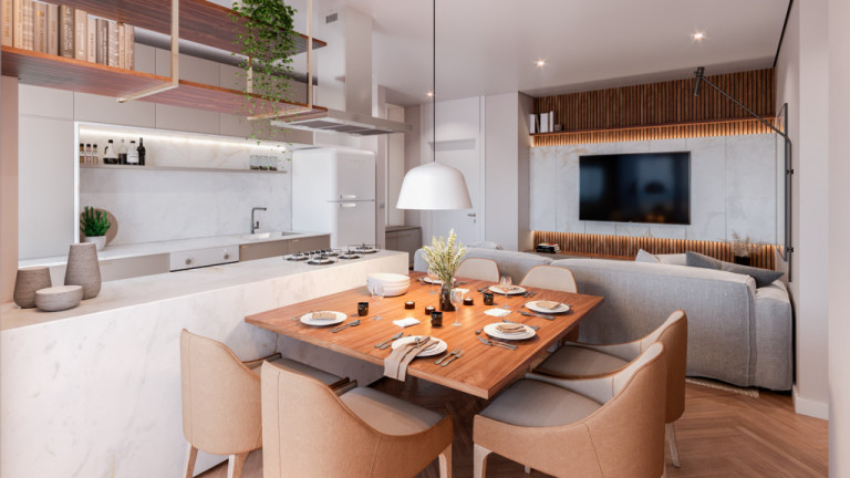 Imagem Apartamento com 3 Quartos à Venda, 88 m² em Boa Vista - Curitiba