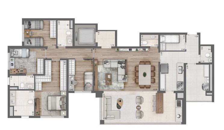 Imagem Apartamento com 4 Quartos à Venda, 158 m² em Perdizes - São Paulo Imagem Apartamento com 4 Quartos à Venda, 158 m² em Perdizes - São Paulo