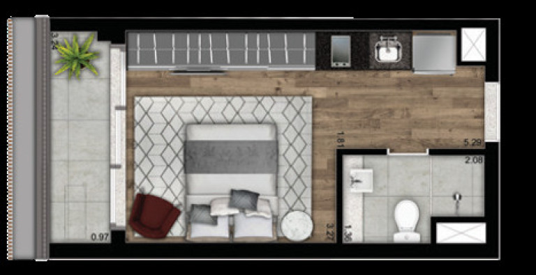 Imagem Imóvel com 1 Quarto à Venda, 28 m² em Cerqueira César - São Paulo Imagem Imóvel com 1 Quarto à Venda, 28 m² em Cerqueira César - São Paulo