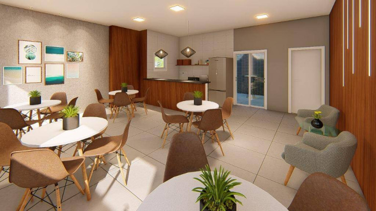 Imagem Apartamento com 2 Quartos à Venda, 60 m² em Guilhermina - Praia Grande