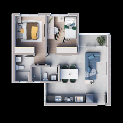 Imagem Apartamento com 2 Quartos à Venda, 54 m² em São Luiz - Belo Horizonte Imagem Apartamento com 2 Quartos à Venda, 54 m² em São Luiz - Belo Horizonte