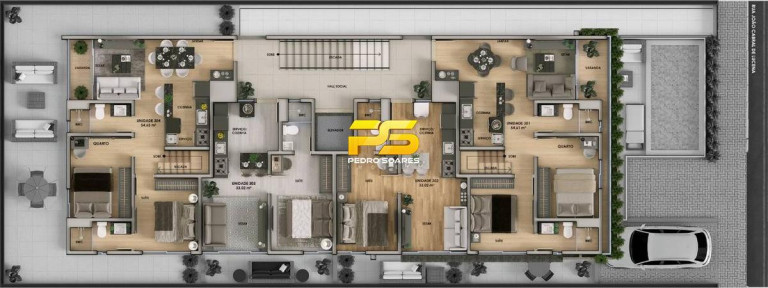 Imagem Apartamento com 2 Quartos à Venda, 55 m² em Bessa - João Pessoa Imagem Apartamento com 2 Quartos à Venda, 55 m² em Bessa - João Pessoa