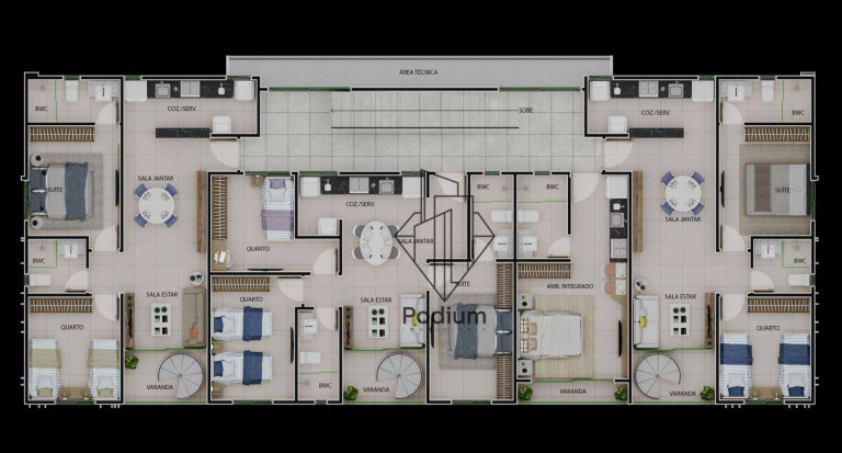 Imagem Apartamento com 3 Quartos à Venda, 60 m² em Aeroclube - João Pessoa Imagem Apartamento com 3 Quartos à Venda, 60 m² em Aeroclube - João Pessoa