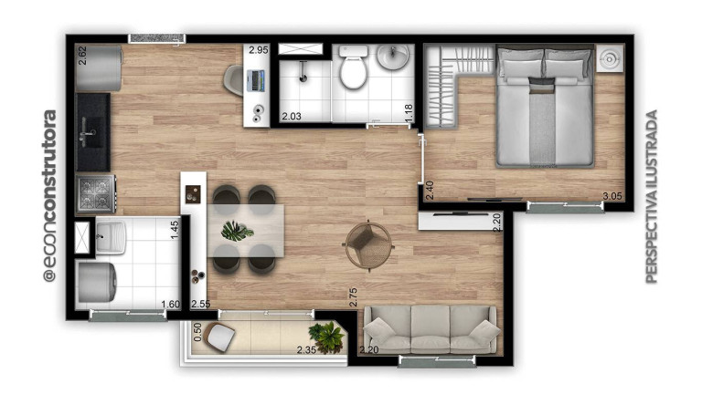 Apartamento com 2 Quartos à Venda, 37 m² em Jardim Da Pedreira - São Paulo