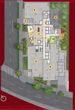Apartamento com 2 Quartos à Venda, 38 m² em Perdizes - São Paulo