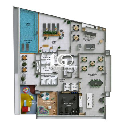 Imagem Apartamento com 3 Quartos à Venda, 102 m² em Centro - Criciúma Imagem Apartamento com 3 Quartos à Venda, 102 m² em Centro - Criciúma
