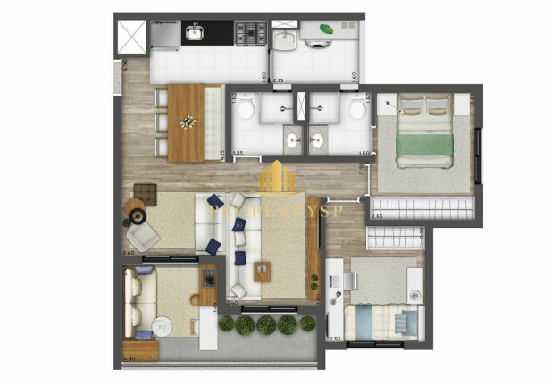 Imagem Apartamento com 3 Quartos à Venda, 69 m² em Pinheiros - São Paulo Imagem Apartamento com 3 Quartos à Venda, 69 m² em Pinheiros - São Paulo
