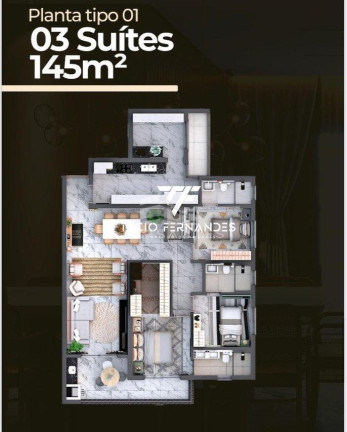 Imagem Apartamento com 3 Quartos à Venda, 141 m² em Embratel - Porto Velho Imagem Apartamento com 3 Quartos à Venda, 141 m² em Embratel - Porto Velho