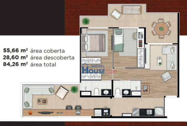 Imagem Apartamento com 2 Quartos à Venda, 84 m² em Vila Romana - São Paulo Imagem Apartamento com 2 Quartos à Venda, 84 m² em Vila Romana - São Paulo