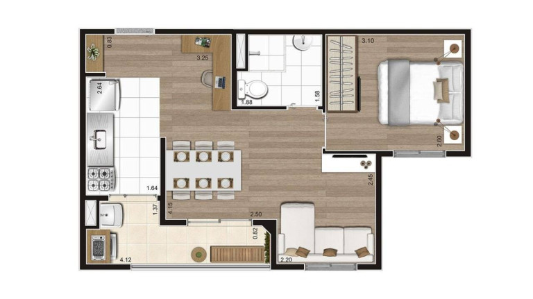 Imagem Apartamento à Venda, 41 m² em Vila Isa - São Paulo