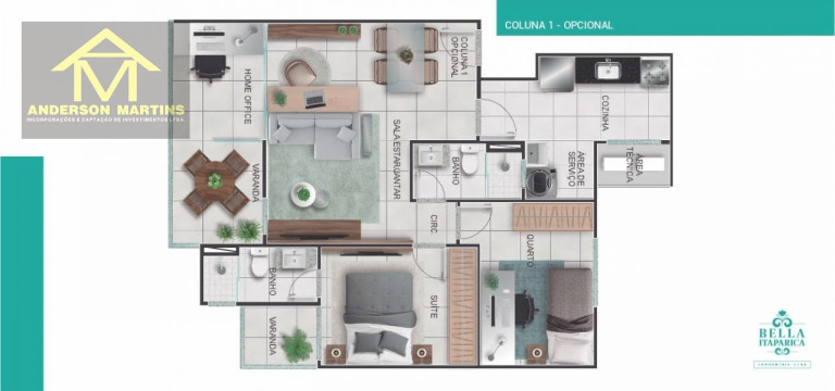 Imagem Apartamento com 3 Quartos à Venda, 71 m² em Coqueiral De Itaparica - Vila Velha Imagem Apartamento com 3 Quartos à Venda, 71 m² em Coqueiral De Itaparica - Vila Velha