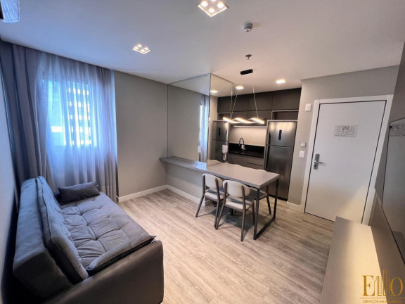 Imagem Apartamento com 1 Quarto para Alugar ou Temporada, 40 m² em Meia Praia - Itapema