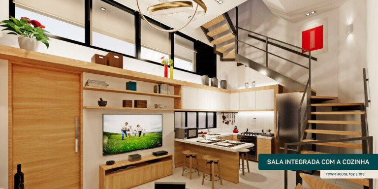 Imagem Casa de Condomínio com 3 Quartos à Venda, 112 m²