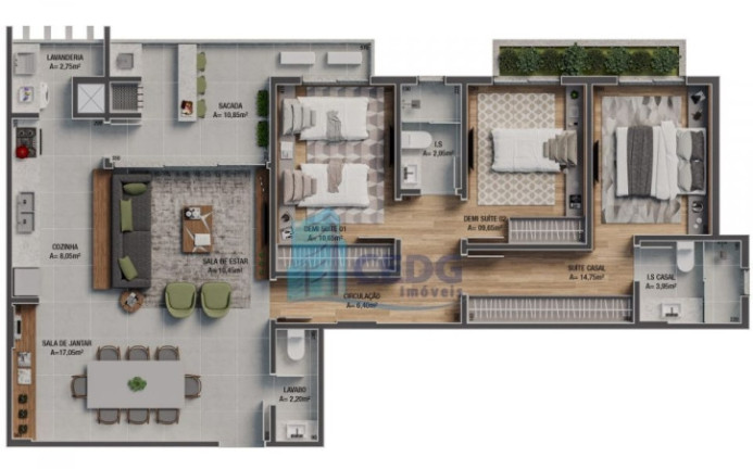 Imagem Apartamento com 3 Quartos à Venda, 112 m² em Bigorrilho - Curitiba Imagem Apartamento com 3 Quartos à Venda, 112 m² em Bigorrilho - Curitiba