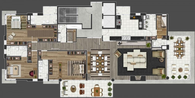 Imagem Apartamento com 2 Quartos à Venda, 128 m² em Vila Progredior - São Paulo Imagem Apartamento com 2 Quartos à Venda, 128 m² em Vila Progredior - São Paulo