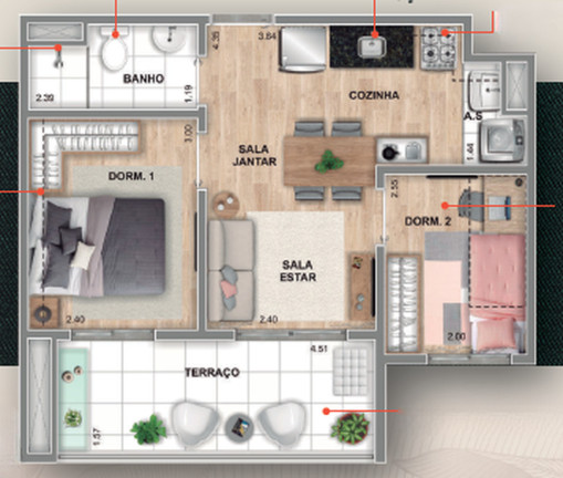 Imagem Apartamento com 2 Quartos à Venda, 36 m² em Ferreira - São Paulo Imagem Apartamento com 2 Quartos à Venda, 36 m² em Ferreira - São Paulo