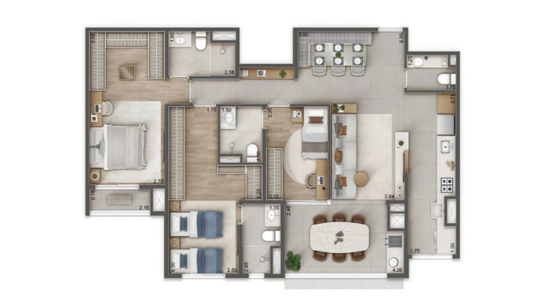 Imagem Apartamento com 3 Quartos à Venda, 106 m² em Jardim São Paulo(zona Norte) - São Paulo
