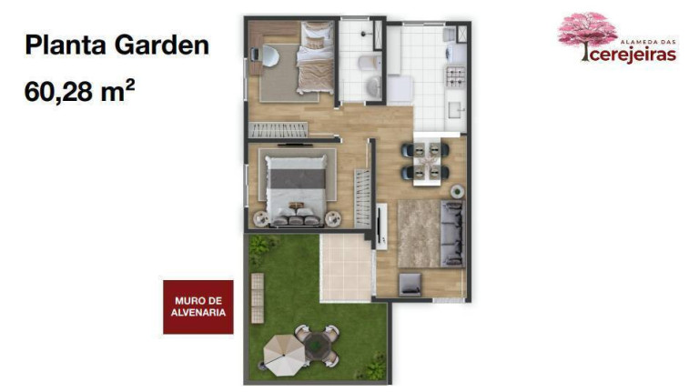 Imagem Apartamento com 2 Quartos à Venda, 60 m² em Campinas