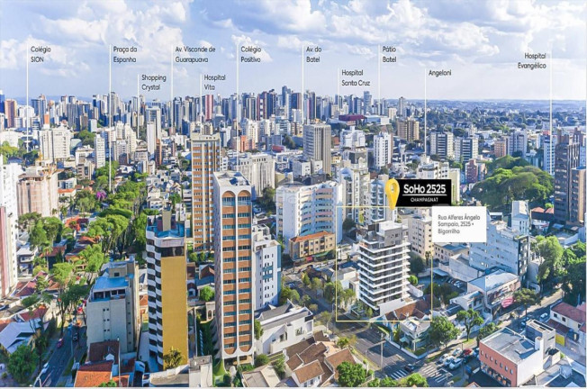Imagem Apartamento com 3 Quartos à Venda, 107 m² em Bigorrilho - Curitiba Imagem Apartamento com 3 Quartos à Venda, 107 m² em Bigorrilho - Curitiba
