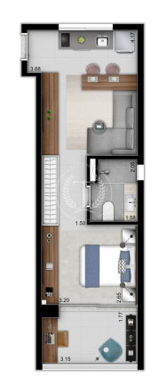 Imagem Apartamento com 1 Quarto à Venda, 33 m² em São Paulo Imagem Apartamento com 1 Quarto à Venda, 33 m² em São Paulo