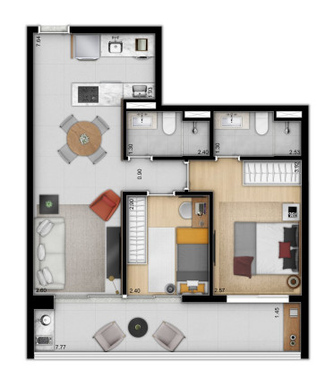 Imagem Apartamento com 3 Quartos à Venda, 94 m² em Brooklin Paulista - São Paulo