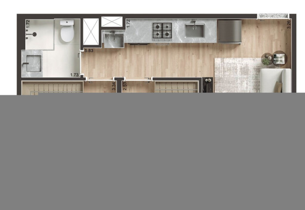 Imagem Imóvel com 1 Quarto à Venda, 28 m² em Saúde - São Paulo