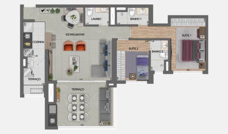 Imagem Apartamento com 3 Quartos à Venda, 91 m² em Vila Prudente - São Paulo
