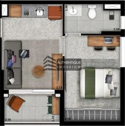 Imagem Apartamento com 1 Quarto à Venda, 33 m² em Consolação - São Paulo