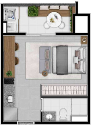 Apartamento com 1 Quarto à Venda, 36 m² em Santana - São Paulo
