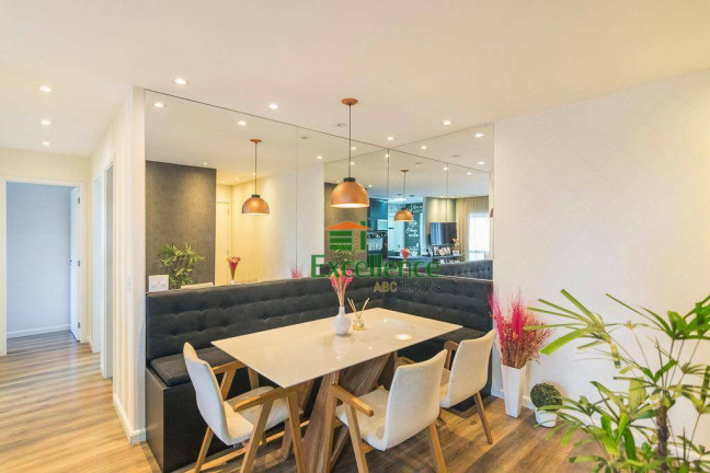 Apartamento com 3 Quartos à Venda, 88 m² em Campestre - Santo André