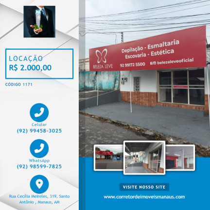 Imagem Imóvel Comercial para Alugar, 100 m² em Cidade Nova - Manaus Imagem Imóvel Comercial para Alugar, 100 m² em Cidade Nova - Manaus