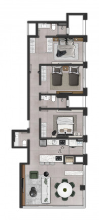 Imagem Apartamento com 3 Quartos à Venda, 110 m² em Centro - Torres Imagem Apartamento com 3 Quartos à Venda, 110 m² em Centro - Torres
