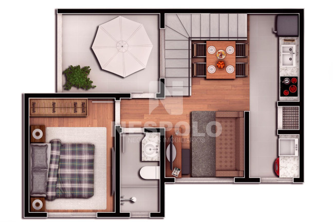 Imagem Apartamento com 2 Quartos à Venda, 58 m² em Ressacada - Itajai Imagem Apartamento com 2 Quartos à Venda, 58 m² em Ressacada - Itajai